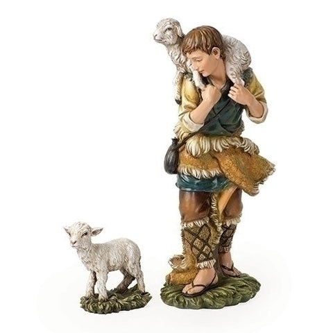 Shepherd & Lamb Nativity Figure - 27" Scale - Gerken's Religious Supplies