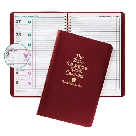 Liturgical Desk Calendar - 2026 - Gerken's Religious Supplies