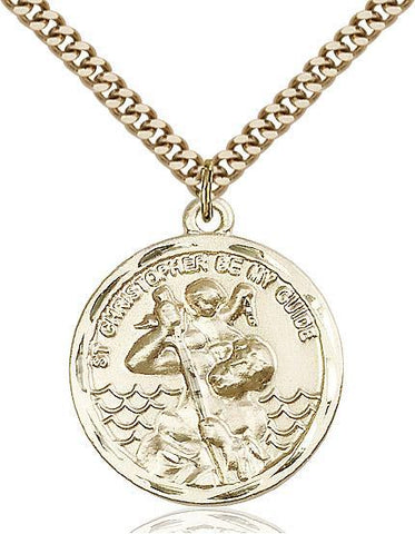 St. Christopher Gold Filled Pendant - Gerken's Religious Supplies