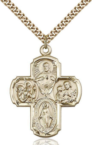 5-Way Gold Filled Pendant - Gerken's Religious Supplies