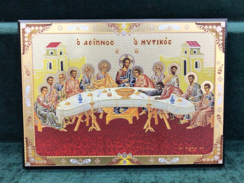 The Last Supper Icon - Large - Gerken's Religious Supplies