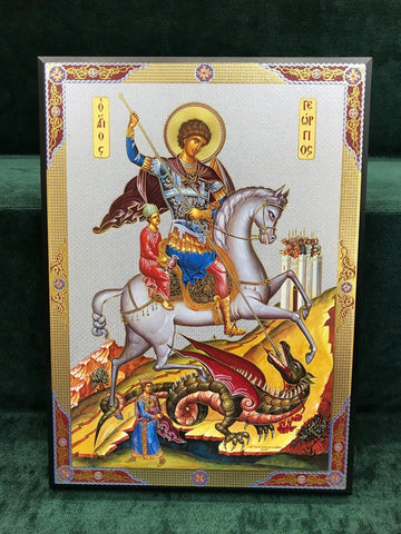St. George Icon - Medium - Gerken's Religious Supplies