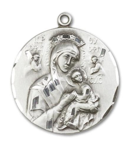 Our Lady of Perpetual Help Sterling Silver Medal - Gerken's Religious Supplies