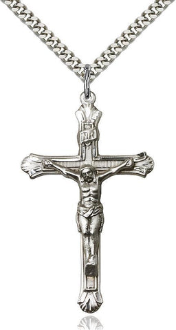 Crucifix Sterling Silver Pendant - Gerken's Religious Supplies