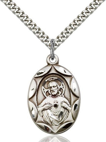 Scapular Sterling Silver Pendant - Gerken's Religious Supplies