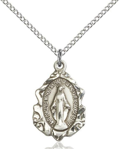 Miraculous Sterling Silver Pendant - Gerken's Religious Supplies