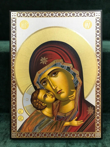 Virgin Mary & Child Icon - Large - Gerken's Religious Supplies