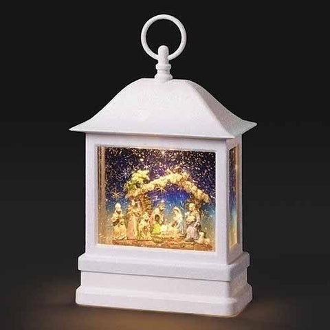 White Lantern Nativity Scene - Gerken's Religious Supplies