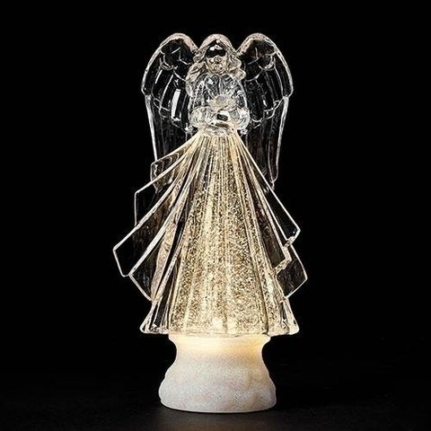 Glitter Swirl Angel with Heart - Gerken's Religious Supplies