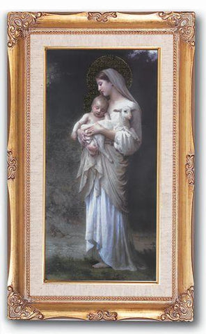 Divine Innocence Framed Picture - 14" X 24" - Gerken's Religious Supplies