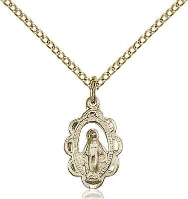 Miraculous Gold Filled Pendant - Gerken's Religious Supplies