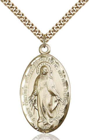Miraculous Gold Filled Pendant - Gerken's Religious Supplies