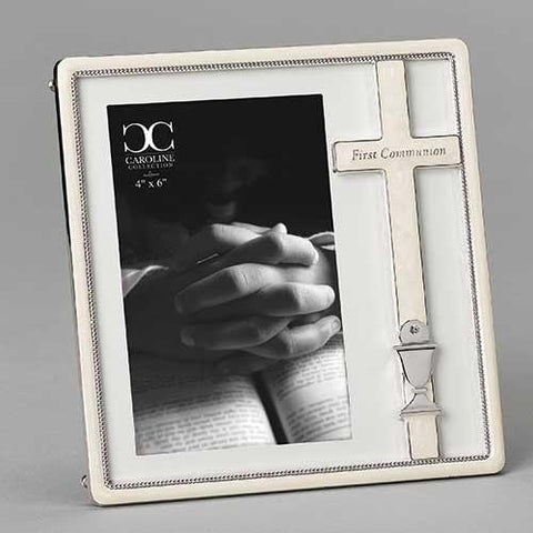 Pearl First Communion Frame 7" - Gerken's Religious Supplies