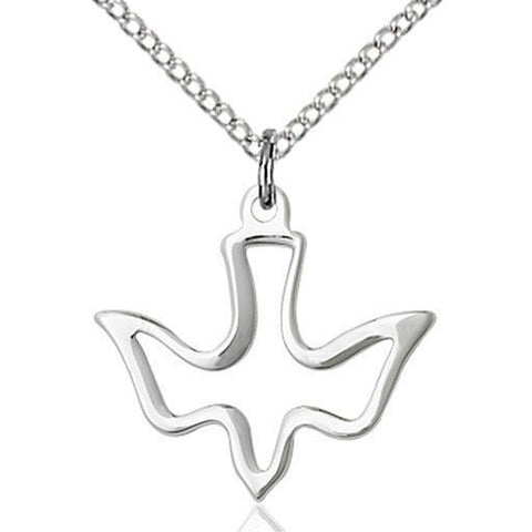 Holy Spirit Sterling Silver Pendant