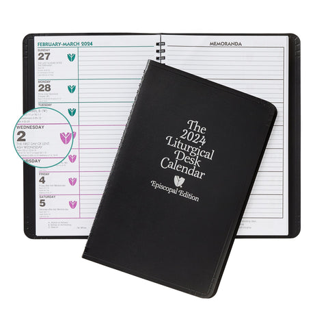 Episcopal Liturgical Desk Calendar - 2024 - Gerken's Religious Supplies