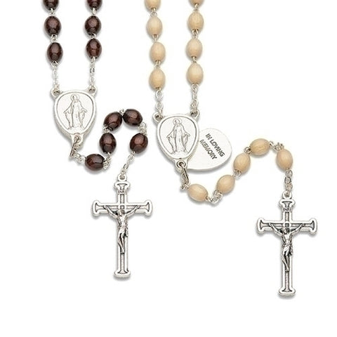 Memorial Rosary with Photo Center - Gerken's Religious Supplies