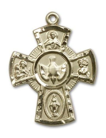 5-Way Gold Filled Medal - Gerken's Religious Supplies