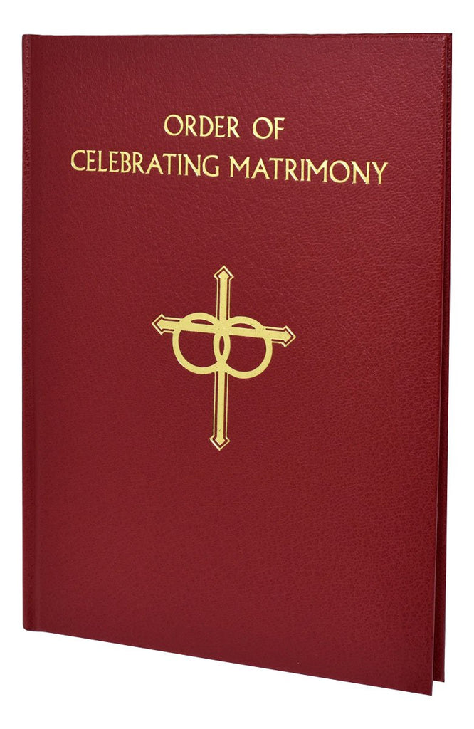 The Order Of Celebrating Matrimony Hardcover Gerkens Religious Supplies 8915