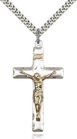 Crucifix Sterling Silver Pendant - Gerken's Religious Supplies