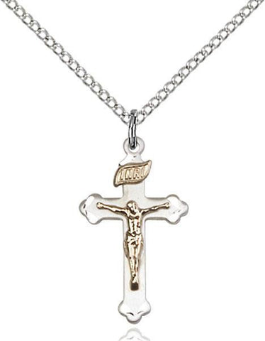 Crucifix Sterling Silver Pendant - Gerken's Religious Supplies