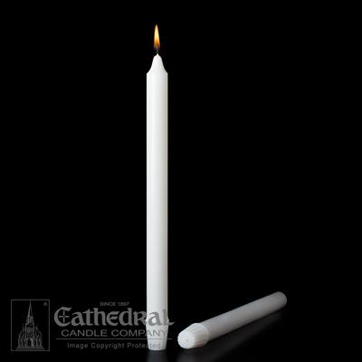 1-1/8" X 9-3/8" Stearine Candles - Gerken's Religious Supplies