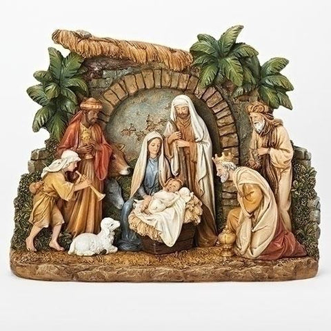 Nativity with Façade Figure - Gerken's Religious Supplies