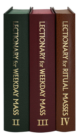 Chapel Edition Lectionary Set of 3 for Weekday Masses - Gerken's Religious Supplies