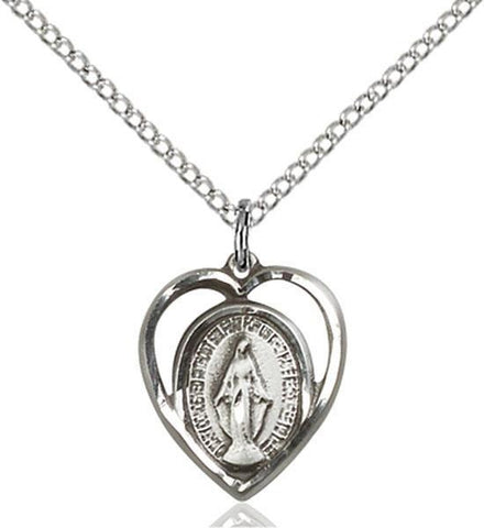 Miraculous Sterling Silver Pendant - Gerken's Religious Supplies