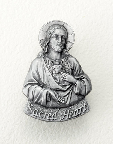 Sacred Heart Auto Visor Clip - Gerken's Religious Supplies