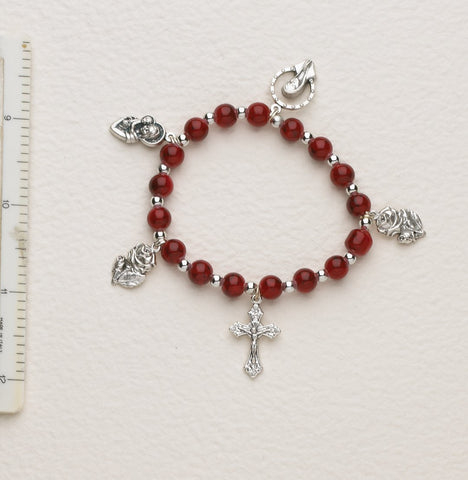 Red Stretch Bracelet - Gerken's Religious Supplies