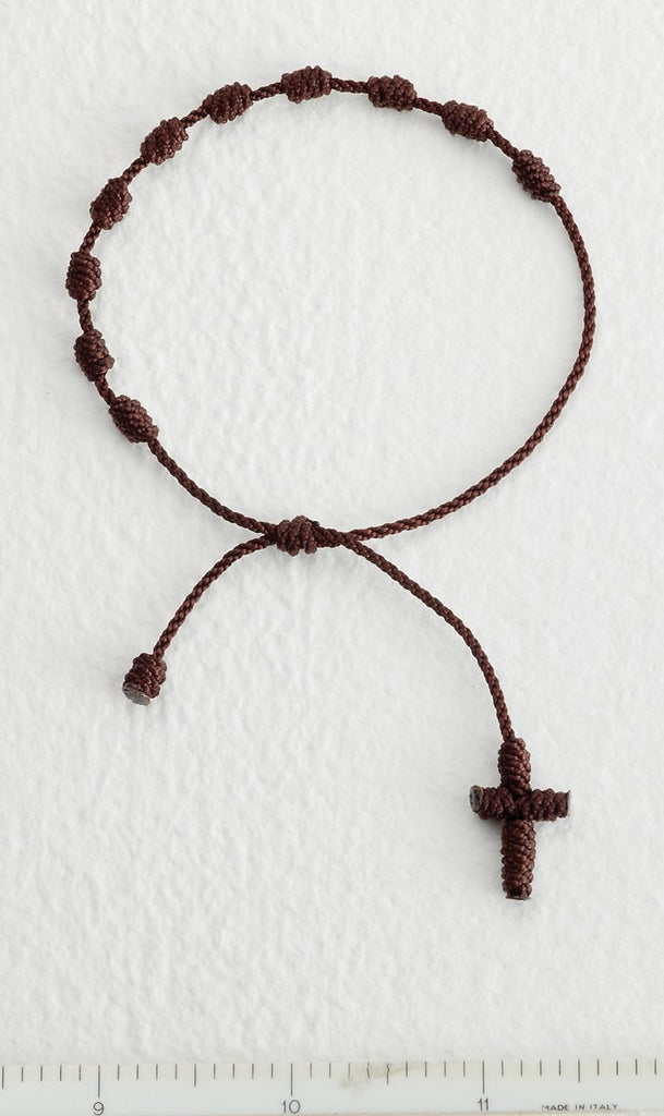 Brown Cord Rosary Bracelet – Gerken's Religious Supplies