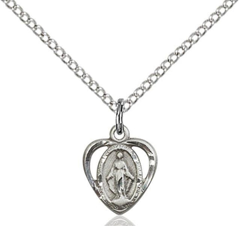 Miraculous Sterling Silver Pendant - Gerken's Religious Supplies
