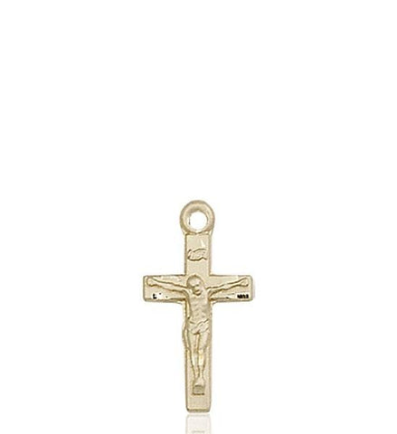 Crucifix 14kt Gold Medal - Gerken's Religious Supplies