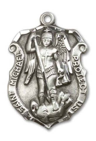 St. Michael The Archangel Sterling Silver Medal - Gerken's Religious Supplies
