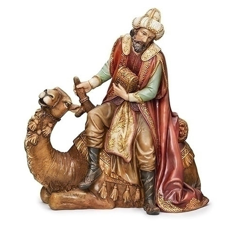 King Melchior on Camel for 19" Nativity Set - Gerken's Religious Supplies
