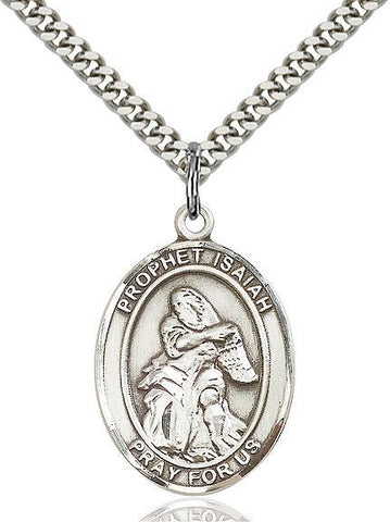 St. Isaiah Sterling Silver Pendant - Gerken's Religious Supplies