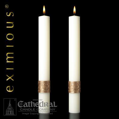 Cross of Erin Side Candles 2-1/2" X 12" - Gerken's Religious Supplies