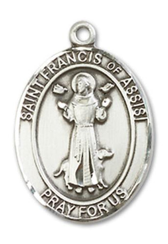 St. Francis of Assisi Sterling Silver Medal