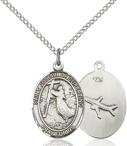 St. Joseph of Cupertino Sterling Silver Pendant - Gerken's Religious Supplies