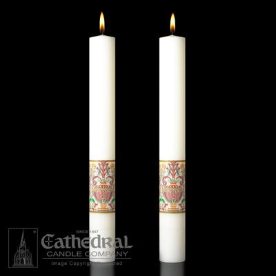 Investiture Side Candles 2" x 12" - Gerken's Religious Supplies