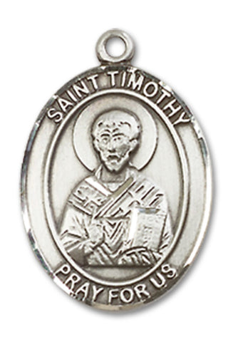 St. Timothy Sterling Silver Medal