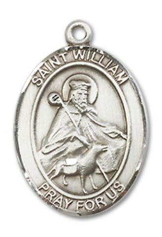 St. William of Rochester Sterling Silver Medal