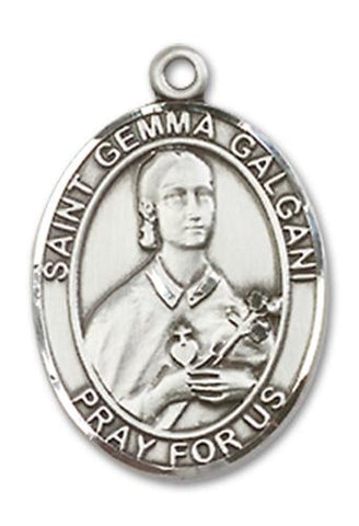 St. Gemma Galgani Sterling Silver Medal
