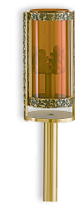 Textured Bronze Swivel Torch 55" - Gerken's Religious Supplies