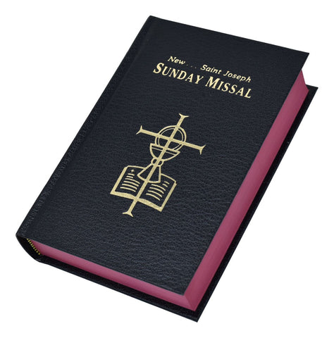 St. Joseph Sunday Missal - Black Cloth Cover - Gerken's Religious Supplies