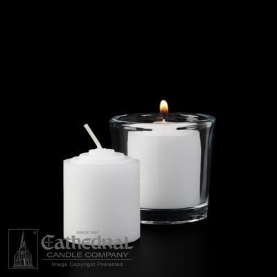 10 Hr Votive Candles, Straight Side - Gerken's Religious Supplies