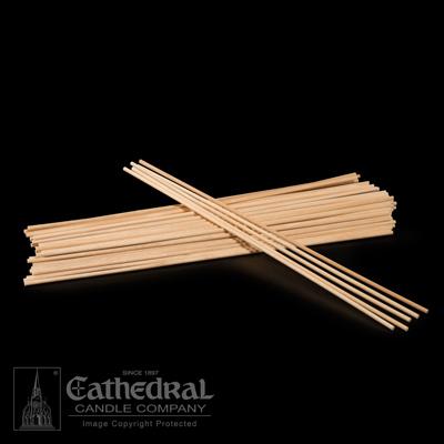 Wood Lighting Sticks - Thick, 500 Count - Gerken's Religious Supplies