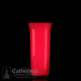 8 Day Glass Sanctuary Globe - Colored Glass - Gerken's Religious Supplies