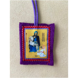 Purple Scapular of Benediction & Protection - Wearable Size