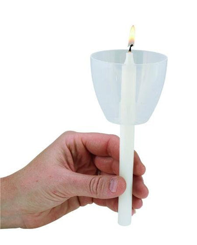 Clear Plastic Wind Protectors - 50 Ct. - Gerken's Religious Supplies